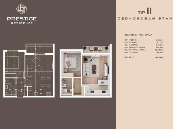 Prestige Residence - A -- stan 10
