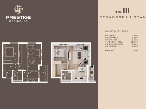 Prestige Residence - A -- stan 12