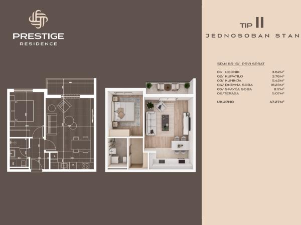 Prestige Residence - A -- stan 15