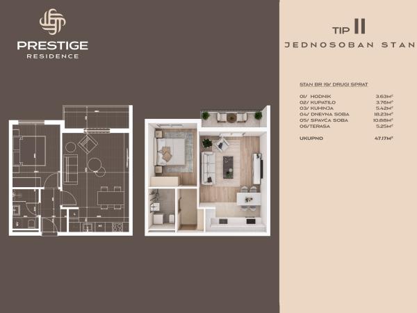 Prestige Residence - A -- stan 19