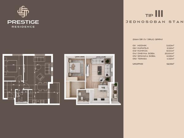 Prestige Residence - A -- stan 21