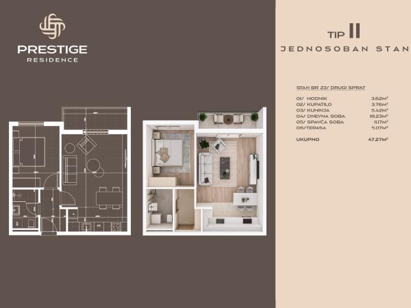 Prestige Residence - A -- stan 23
