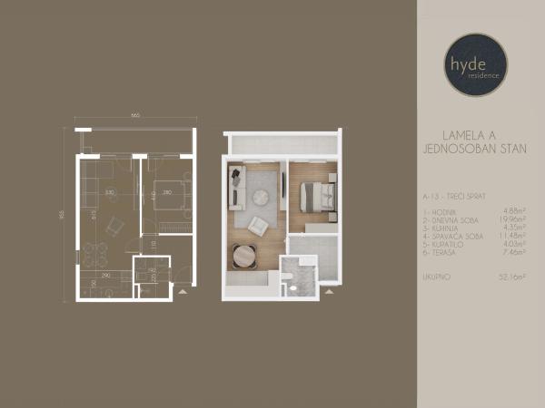 Hyde Residence - lamela A -- stan 13