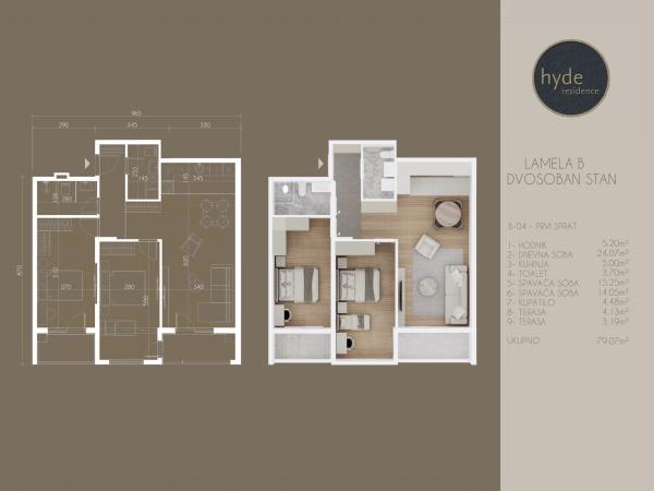 Hyde Residence - lamela B -- stan 04