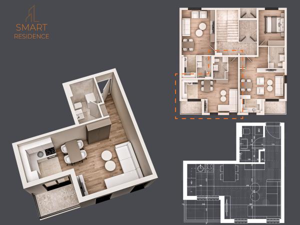 Smart Residence lamela D- stan 02